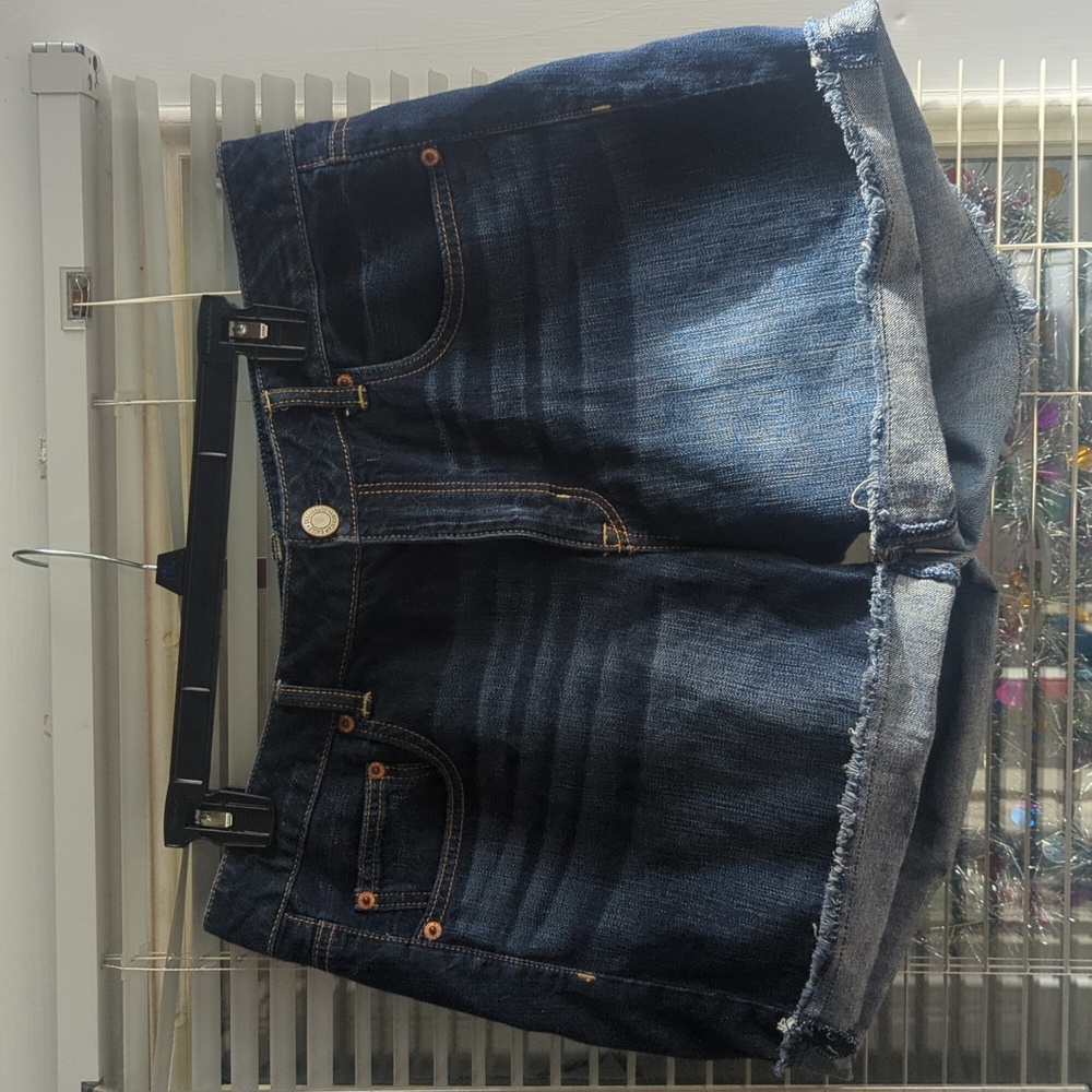 American Eagle Outfitters Dark Blue Jean Shorts